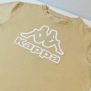 KAPPA Short Sleeve T Shirt with Logo Women's XL Beige